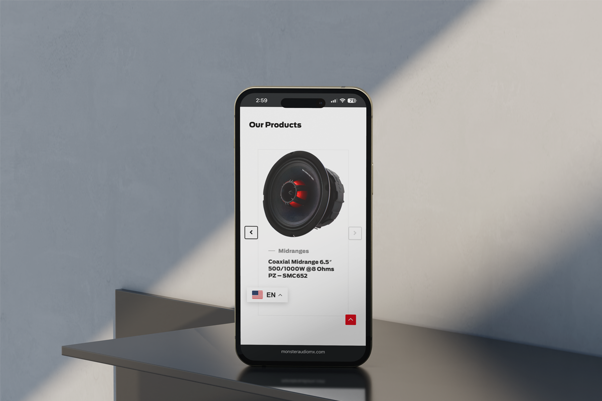 Monster Audio - Catálogo de Productos
